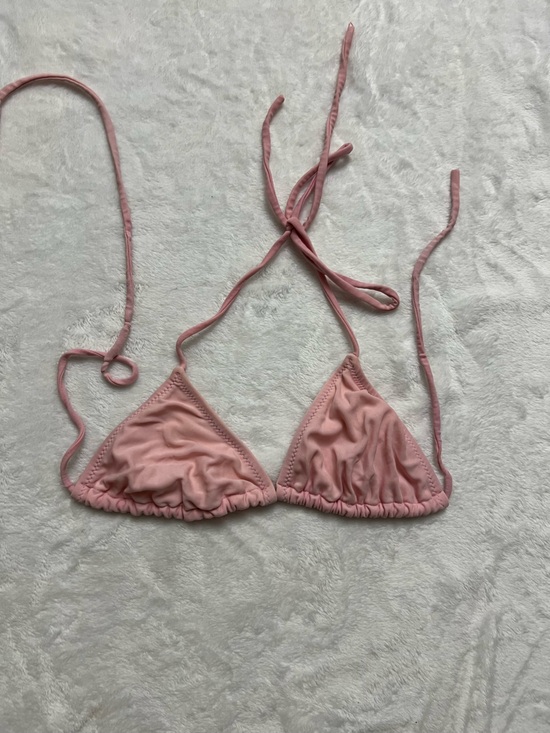 Other - Light Pink Triangle String Bikini Top